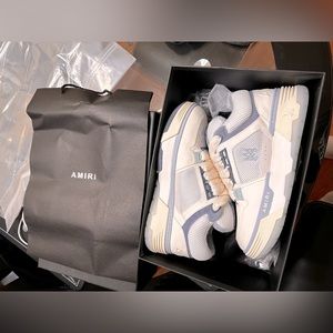 AMIRI 
Men's MA-1 Mesh Bicolor High-Top Sneakers